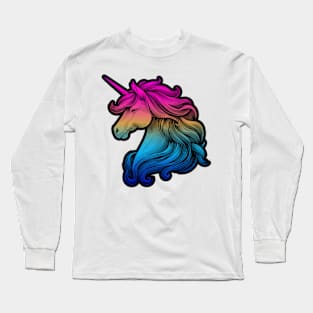 Magical Unicorn Rainbow Long Sleeve T-Shirt